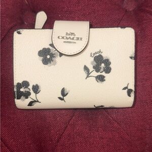 Floral coach wallet